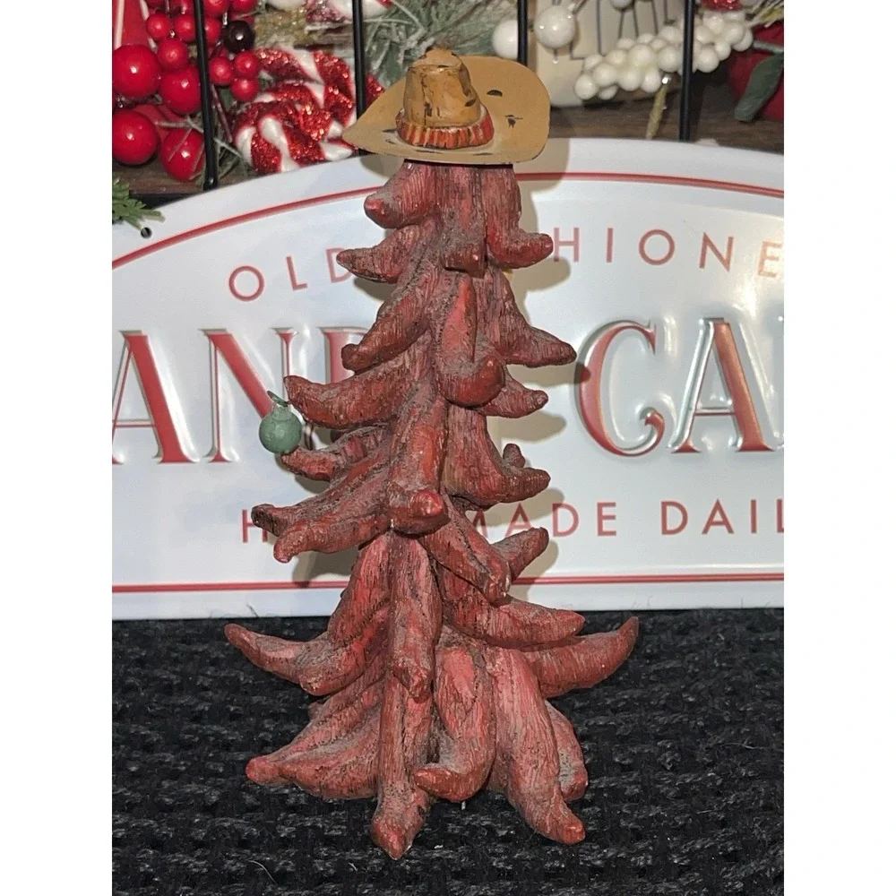 Christmas Trees Of Chili Peppers wearing A Cowboy Hat Southwestern‎ Dillard's